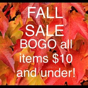 🍁FALL SALE! BOGO! All items $10 or less!🍁